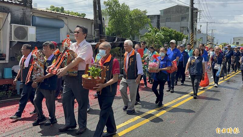 神農大帝聖誕 台南官田慈聖宮迎陳永華參軍、阿立祖同賀