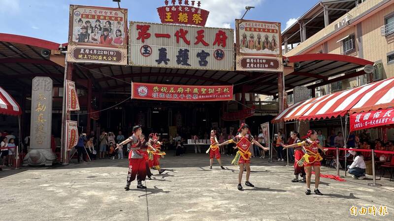 台南安定真護宮「護國佑民平安祭」 12隊少年藝陣輪番演出