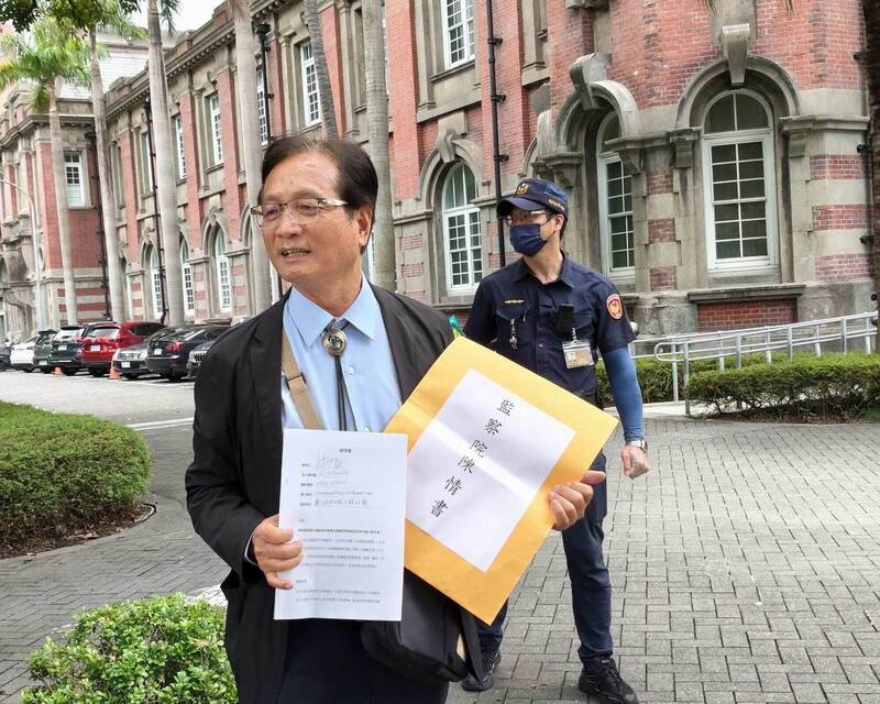 毒駕撞傷警無保請回 彰化市長林世賢赴監院陳情要求查法官違失