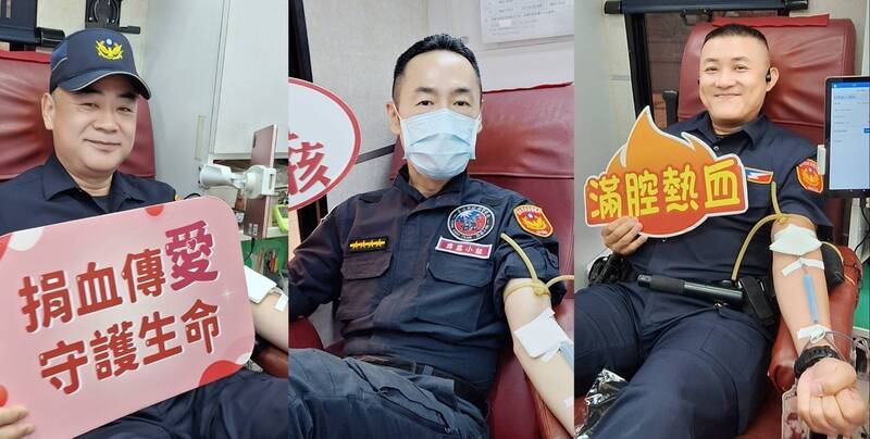 以「熱血」慶祝警察節 北市警捐出3萬5400C.C.熱血