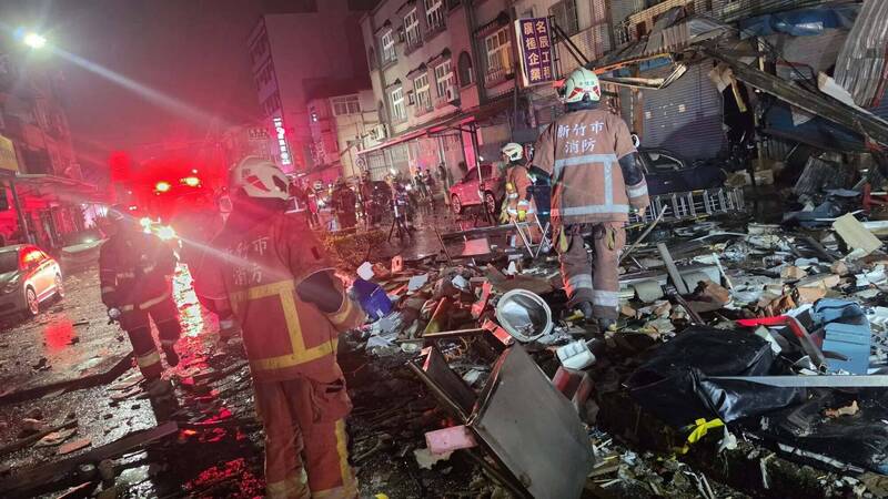 竹市高翠路瓦斯氣爆 市府啟動交通管制與受災戶安置作業