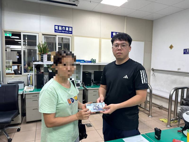 女子存款遭竊險血本無歸 大園警火速尋回保住6萬元辛苦錢