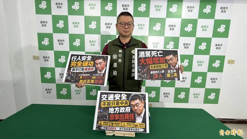 基隆交通死亡創5年新高、行人死亡數倍增 綠營：交安破功