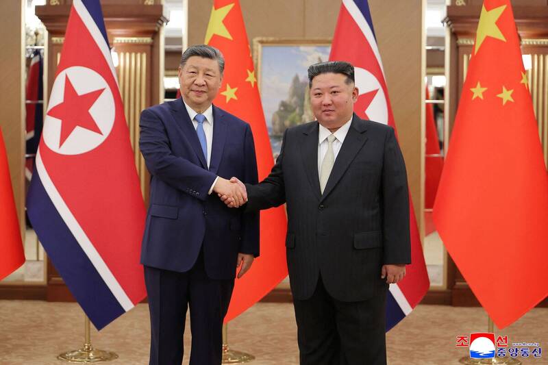 不提無核化   習近平會金正恩首談加強「軍隊交流」