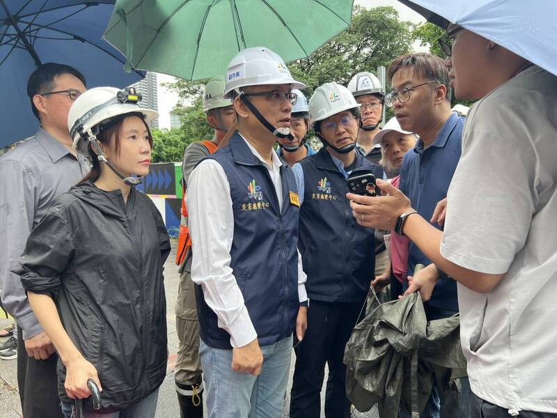 鄭州路人行道塌陷 北市府：沒有繼續擴大跡象