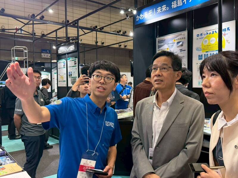 中市經發局赴日參訪無人機展 福島打造世界級基地、大分投入離島配送