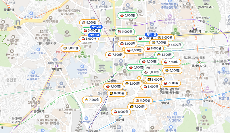 南韓「乞丐地圖」爆紅！通膨壓力下 民眾湧向低價餐廳