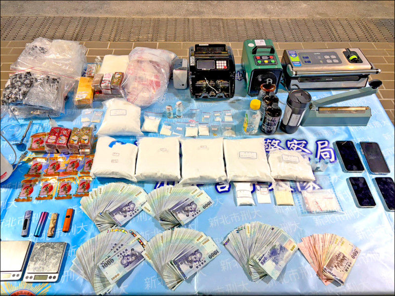 高樓當毒品分裝場 警逮毒梟 毒粉可製48萬顆喪屍煙彈