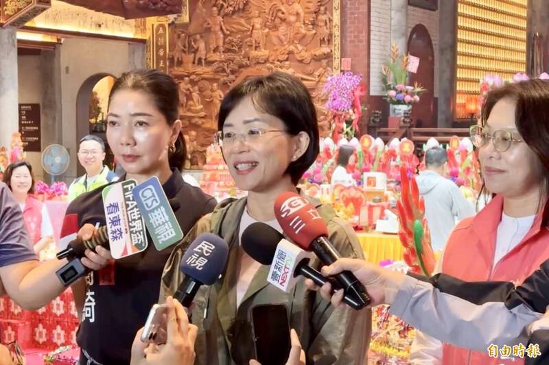 走訪瑞芳青雲殿參拜 蘇巧慧:迎接新時代 新北隊準備好了