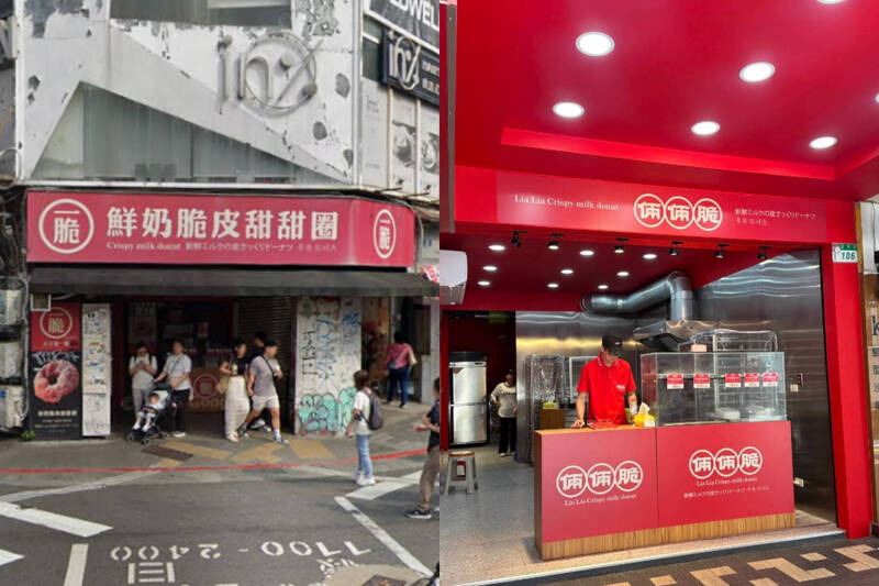 一脆、倆倆脆誰比較好吃? 西門2間甜甜圈對決 網揭最大差異