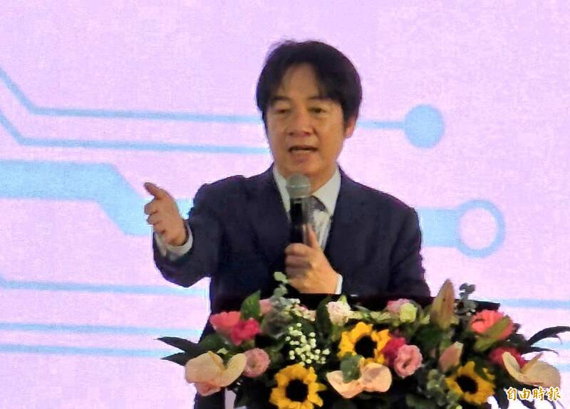 賴清德:正執行供水「珍珠串計畫」計畫 解決產業擔心水電土地人才問題