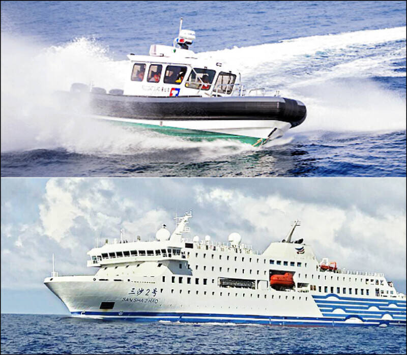 中國海警船首度侵擾太平島海域  陸委會：東亞麻煩製造者