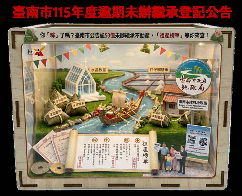 端午返鄉包粽祭祖順手查「祖產榜單」台南逾50億未繼承土地等待認領