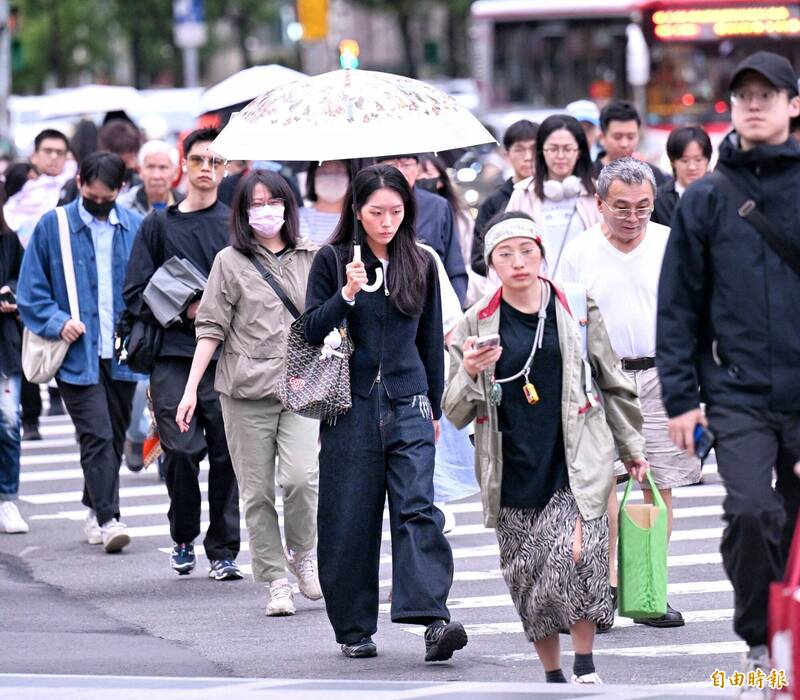 今日降雨稍趨緩!鋒面遠離 明起溫度逐日上升