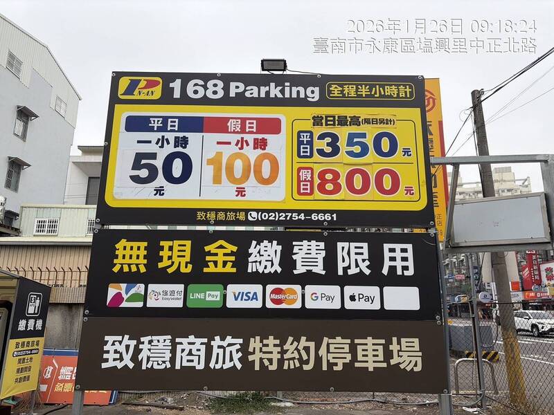 端午連假將至 南市公告高費率民營停車場