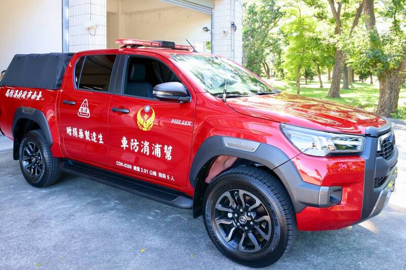 生達製藥3度捐贈220萬幫浦消防車 提升台南救災量能
