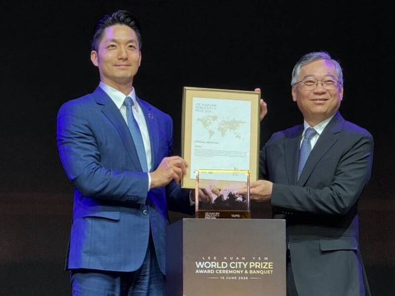 蔣萬安談李光耀城市獎殊榮:全球城市評比諾貝爾獎