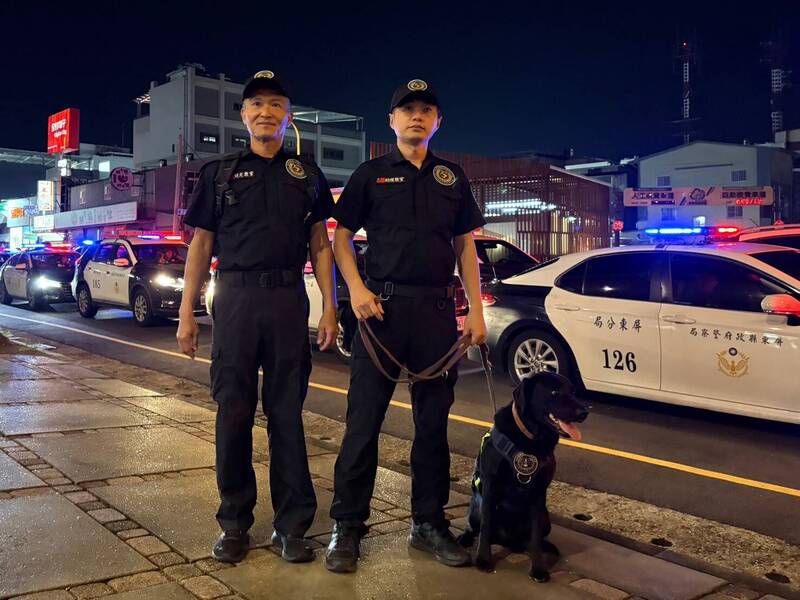 屏東警方端午節擴大取締毒駕 出動緝毒犬