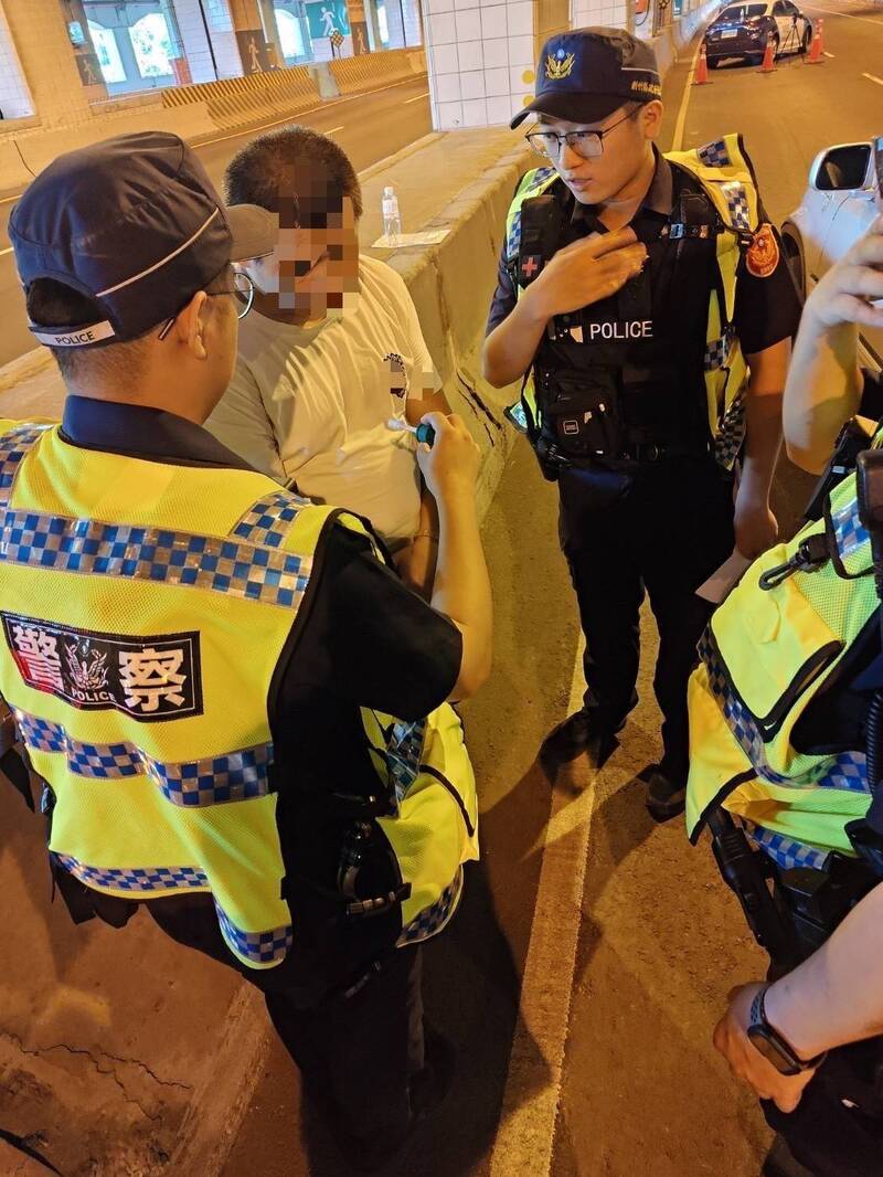 竹縣警端午節前日夜大執法 毒蟲一出隧道就露餡自爆剛用藥