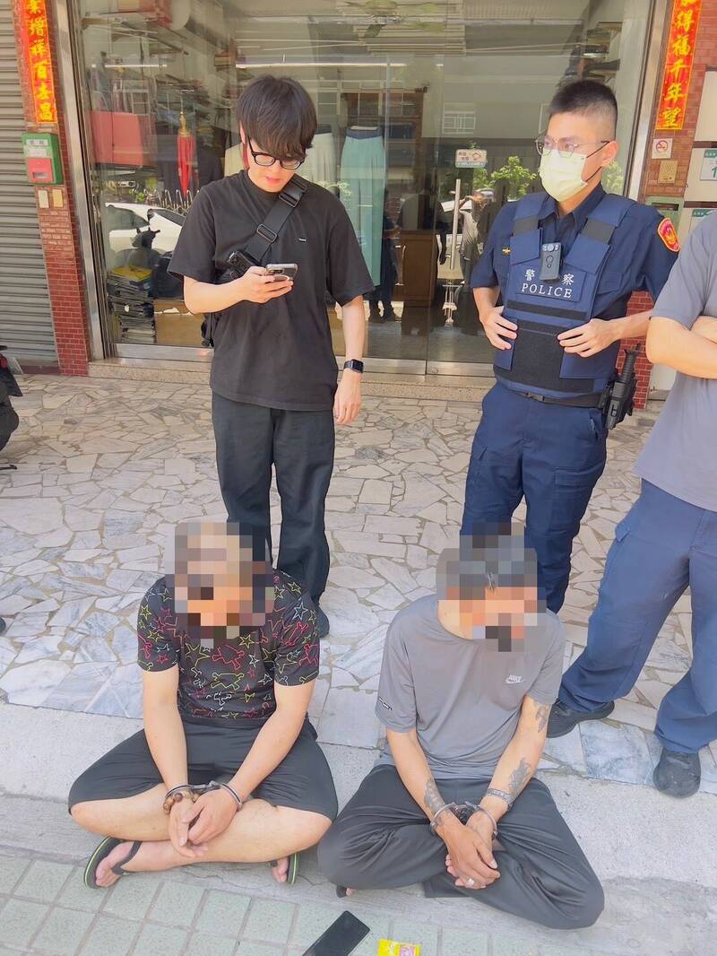 車輛報失雄警火速當街攔車逮人 還查獲喪屍煙彈