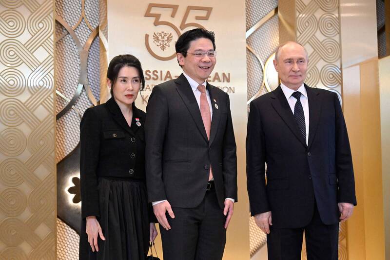 新加坡總理黃循財會普廷 重申支持根據國際法推動和平
