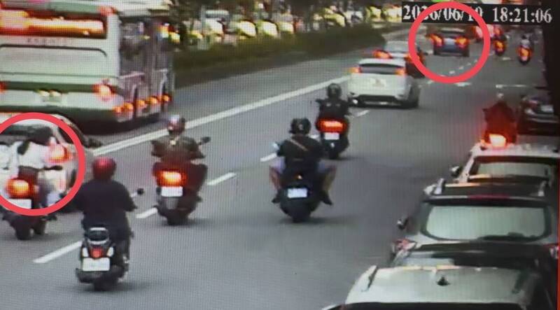 轎車乘客亂丟菸蒂 後方正義女女騎士撿起「丟回車內」竟挨告