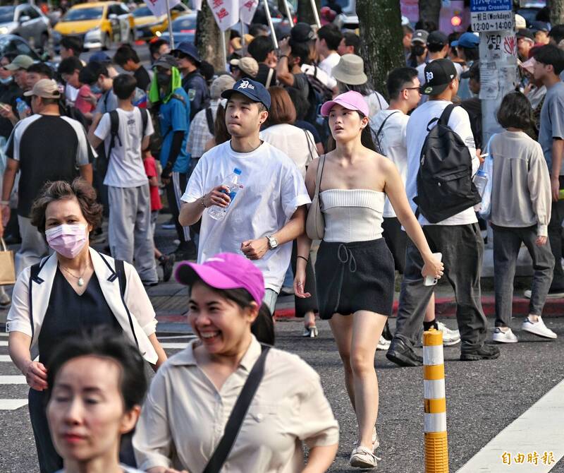 連假第2天好熱! 6縣市體感溫度飆40度以上