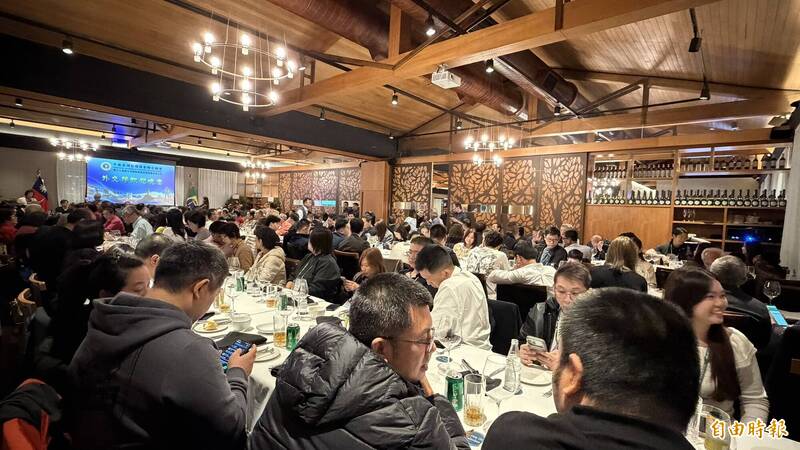 中南美洲200餘名台商齊聚聖保羅，許多年輕世代加入，象徵台商會邁向新里程碑。（記者謝如欣攝）