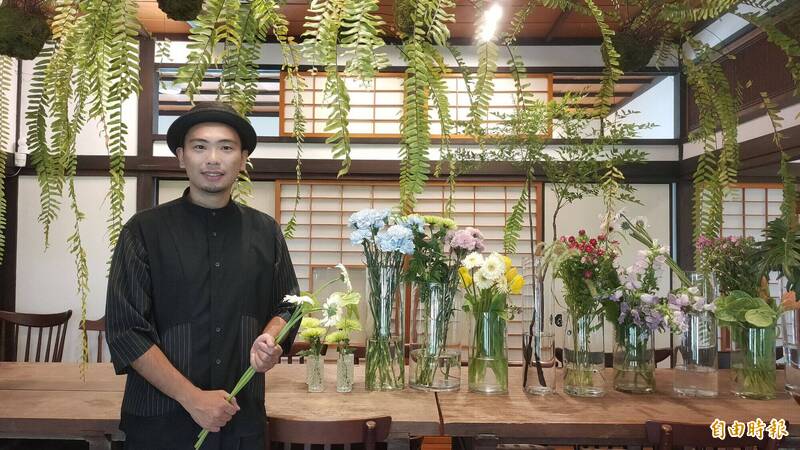 台南水交社園區迎新亮點 花藝師廖恩麟打造自然美學空間