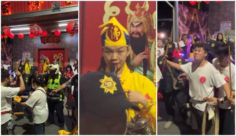 廣澤尊王親征玄濟宮? 尬電禪師嗆沒良心 警組人牆防衝突