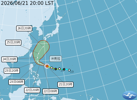 米克拉升級中颱!專家曝對台影響 遠離後恐還有鋒面夾擊!