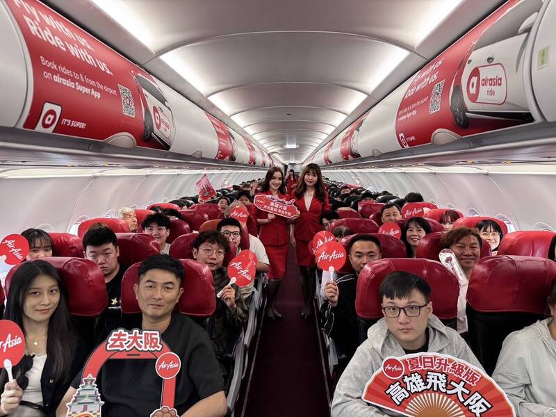 AirAsia高雄大阪航線起飛 高雄旅遊網送機票