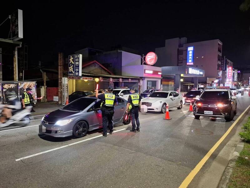 端午3天連假 台南警六分局逮7酒駕2毒駕