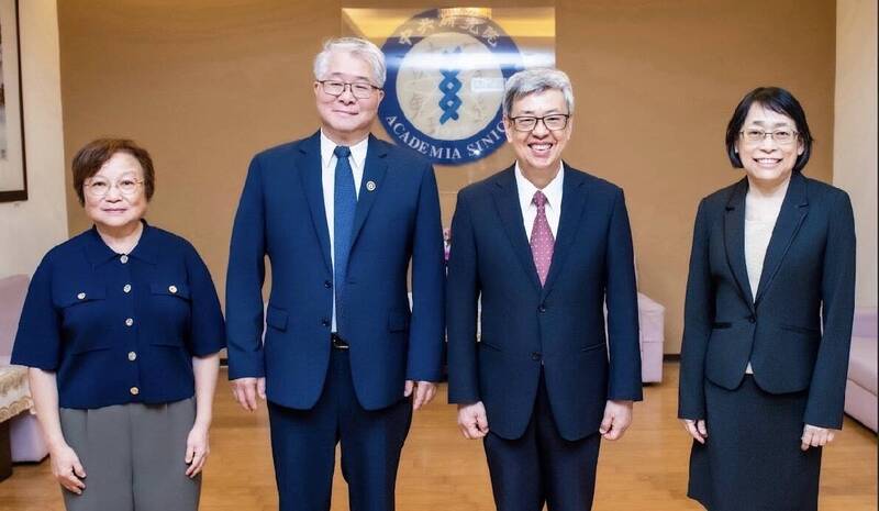 陳建仁公布中研院副院長團隊 蔡宜芳任生命科學副院長