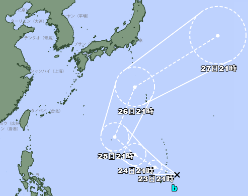 天氣》又有熱帶性低氣壓生成 最快明日增強為颱風「無花果」