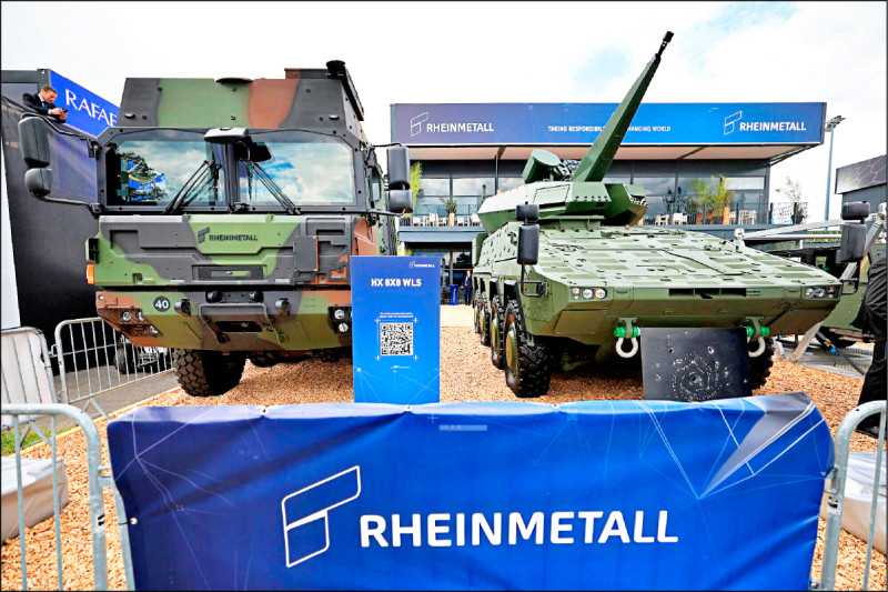日本媒體報導,德國軍工大廠萊茵金屬(Rheinmetall)正尋求與日本企業合作,並考慮在日本建立首座防衛生產基地。(彭博檔案照) 日本媒體報導,德國軍工大廠萊茵金屬(Rheinmetall)正尋求與日本企業合作,並考慮在日本建立首座防衛生產基地。(彭博檔案照)