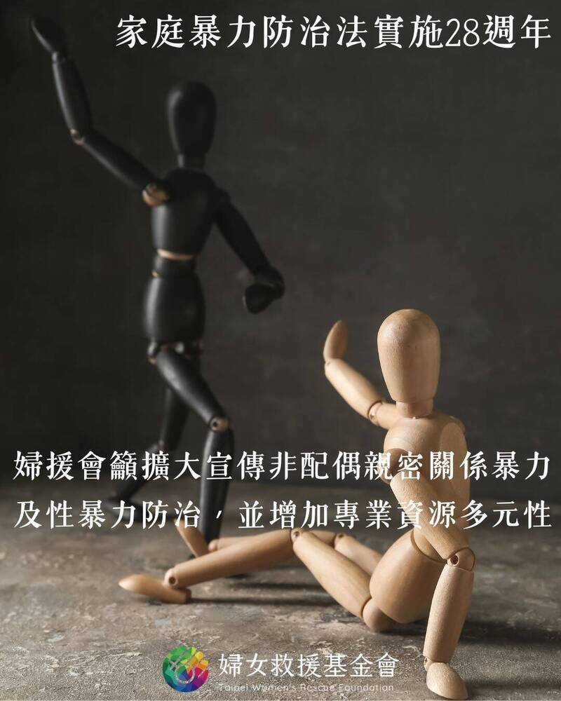 家暴防治28年通報攀升 婦援會籲關注「非配偶」暴力