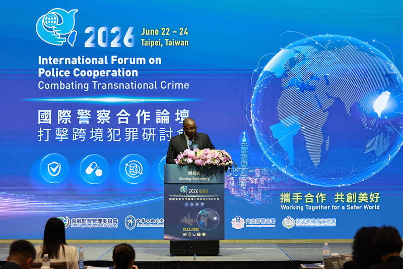 國際警察合作論壇落幕 史瓦帝尼警察總長力挺台灣參與國際刑警組織