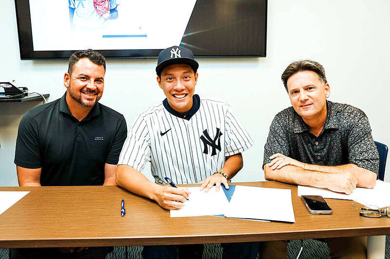 《TAIPEI TIMES》 Yankees sign Taiwanese teen