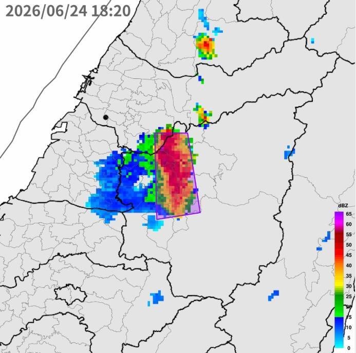 中投大雷雨轟炸 南高屏等地大雨特報