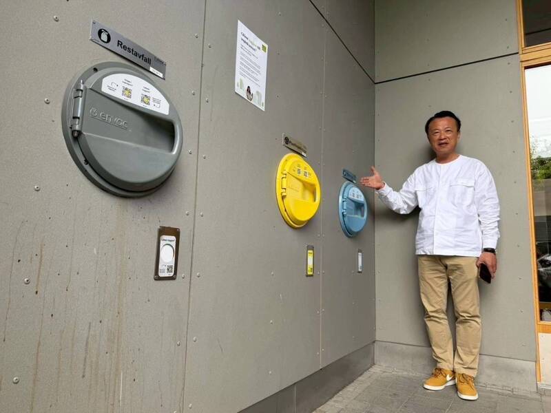 嘉義縣長翁章梁期望將北歐先進理念導入嘉義高鐵特定區規劃。（圖由嘉義縣政府提供）