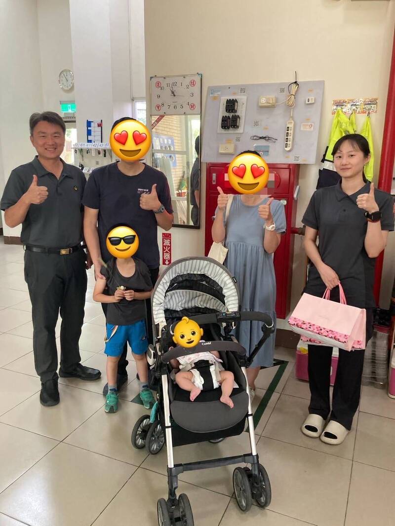 斗六消防分隊收到「最棒彌月蛋糕」!背後藏著一場生命搶救