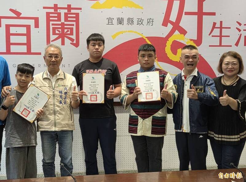 宜縣8學生獲總統教育獎 體操小將陳睿彬拚成全國第一