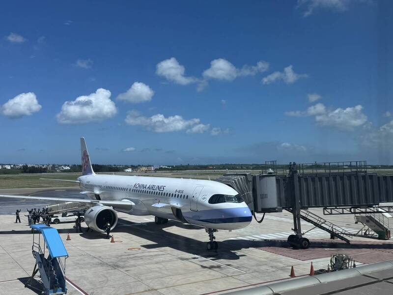 台中機場總算有大飛機!華航A321neo首航澎湖 235人座大客機引爆中台灣
