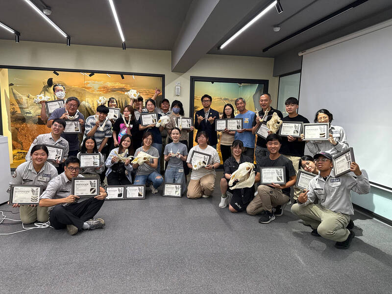 台首屆動物標本保存技術研習種子班 開啟生命教育新視野