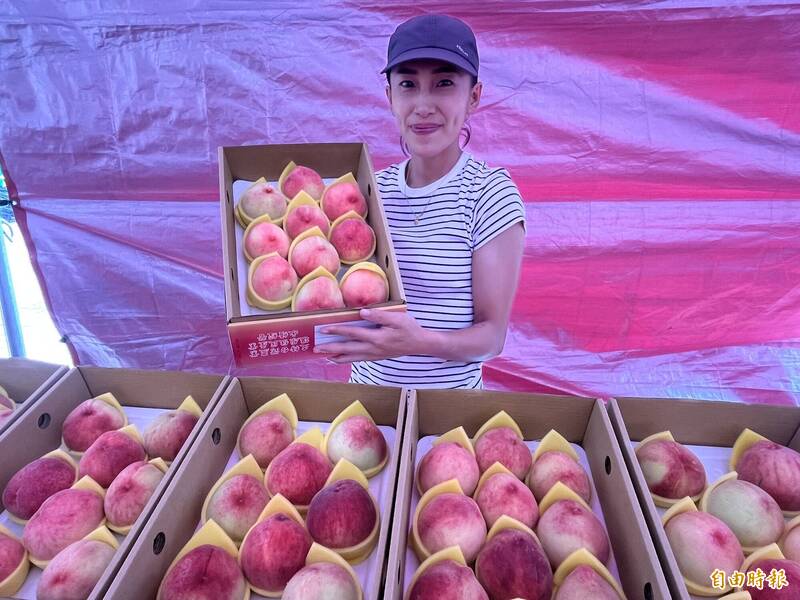 尖石水蜜桃甜美來襲! 台北、新竹4場展售產地直送