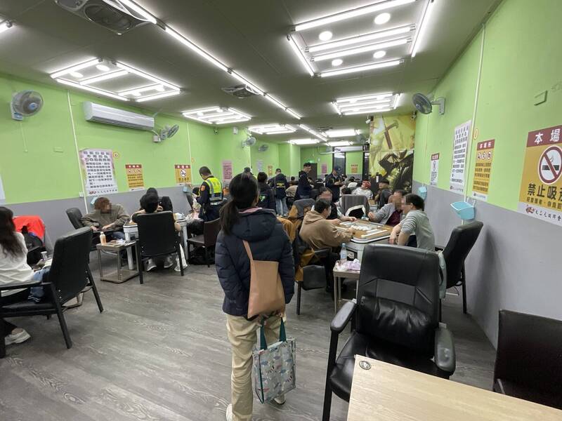 桃園跨局處聯合稽查 取締假競技真賭博麻將館