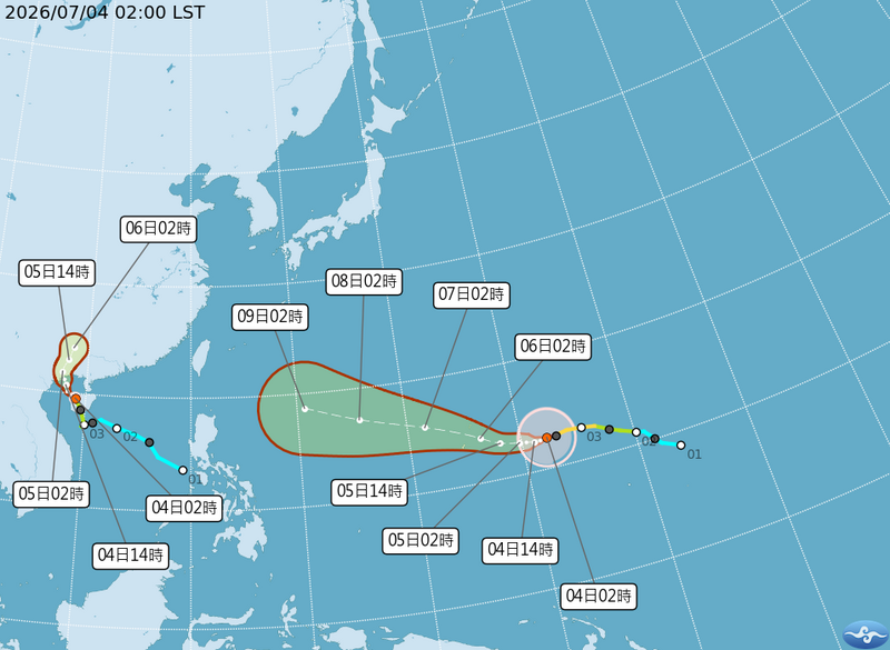 強颱巴威恐成怪物風暴!下週關鍵北轉逼台防大風雨