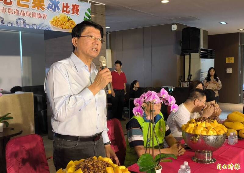 謝龍介質疑愛文芒果賣到法國1顆6、700元「攏是假」南市農業局說話了