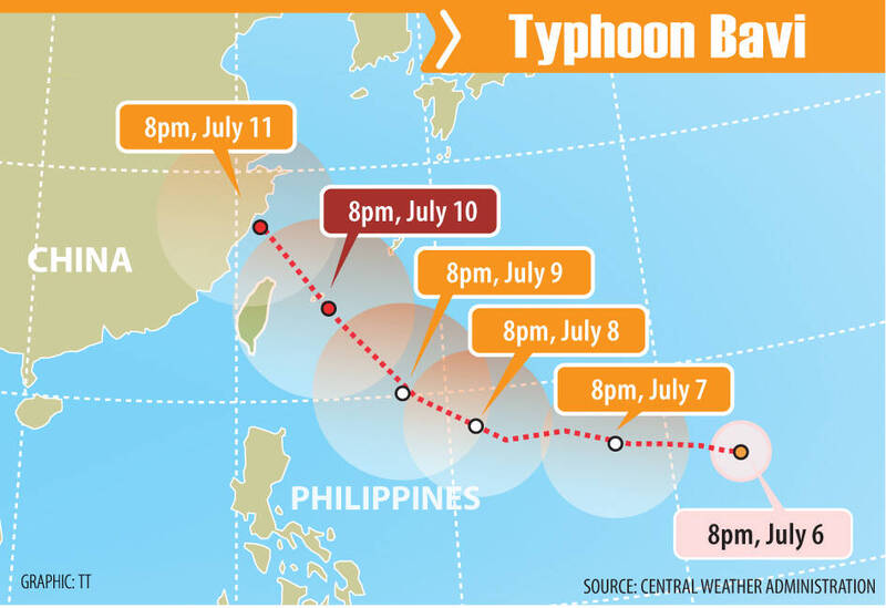 《TAIPEI TIMES》 Typhoon rocks Saipan; might pass Taiwan by